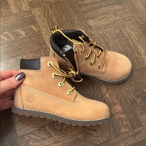 NEW Timberland Toddler Pokey Pine size 9 with zip nubuck leather boot